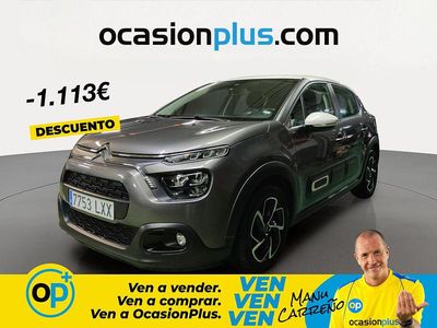 Usado Citroën C3 Feel 83 CV (61 kW) 2022 Gris Utilitario