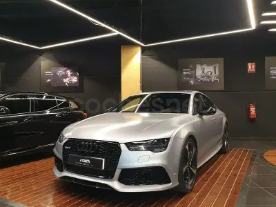 Usado Audi RS7 Sportback 560 CV (411 kW) 2015 Gris / plata Utilitario