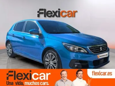 Usado Peugeot 308 Active 110 CV (80 kW) 2020 Azul Utilitario