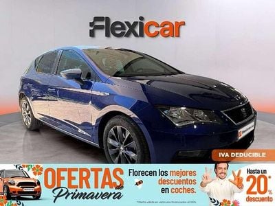 Usado Seat Leon ST Style 131 CV (96 kW) 2020 Azul Familiar