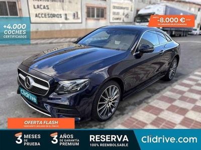Usado Mercedes E220 194 CV (142 kW) 2017 Azul Coupe