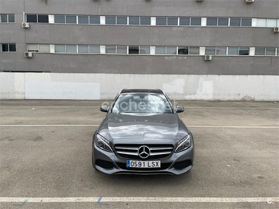Usado Mercedes C200 150 CV (110 kW) 2017 Gris / plata Familiar