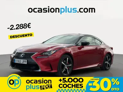 Usado Lexus RC300h Executive Line 223 CV (164 kW) 2016 Rojo Coupe