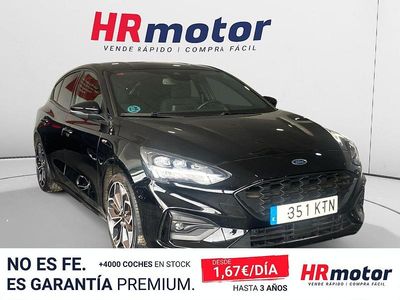 Usado Ford Focus ST-Line 125 CV (91 kW) 2019 Negro Berlina