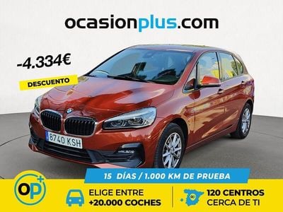 Usado BMW 216 Active Tourer 116 CV (85 kW) 2018 Naranja Monovolumen