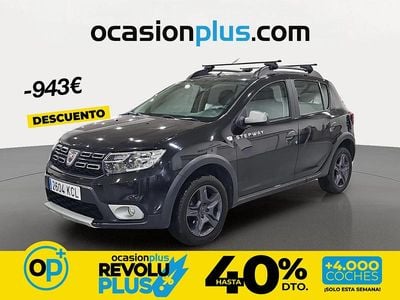Usado Dacia Sandero Stepway 90 CV (66 kW) 2017 Negro SUV
