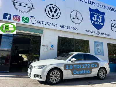 Usado Audi A4 S-Line 272 CV (200 kW) 2017 Blanco Berlina