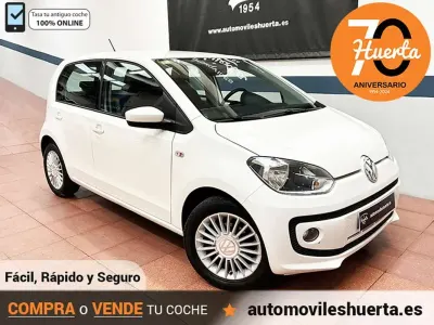 Usado VW up! Highline 75 CV (55 kW) 2016 Blanco Utilitario