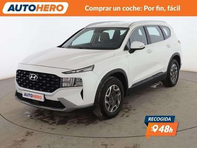 Blanco Usado 2021 Hyundai Santa Fe SUV | 29.047 €