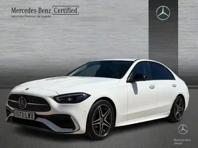 Usado Mercedes C220 200 CV (147 kW) 2022 Blanco polar