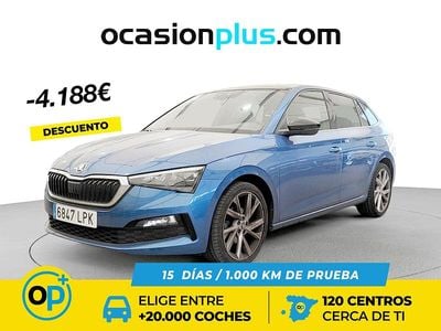 Azul Usado 2021 Skoda 110 R Sport Berlina | 18.150 € (Precio justo)