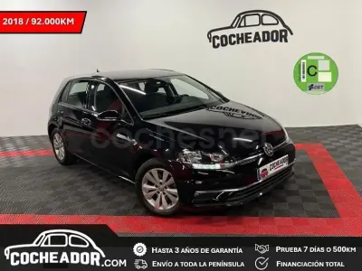 Usado VW Golf VII Advance 125 CV (91 kW) 2018 Negro Berlina