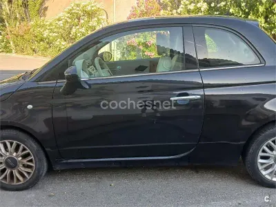 Usado Fiat 500 Lounge 69 CV (50 kW) 2015 Negro Berlina