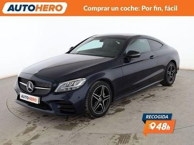 Usado Mercedes C220 AMG line 194 CV (142 kW) 2020 Azul Berlina