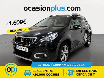 Usado Peugeot 2008 Allure 130 CV (95 kW) 2018 Negro SUV