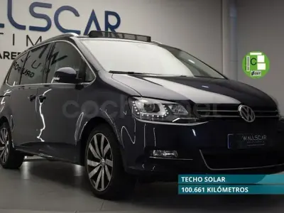 Usado VW Sharan Advance 184 CV (135 kW) 2016 Azul Monovolumen