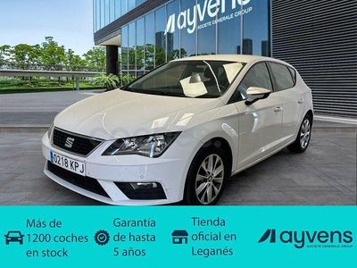 Usado Seat Leon Style 110 CV (80 kW) 2018 Blanco Berlina