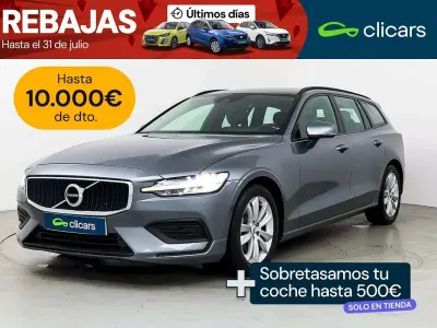 Usado Volvo V60 Momentum 150 CV (110 kW) 2019 Plateado Familiar