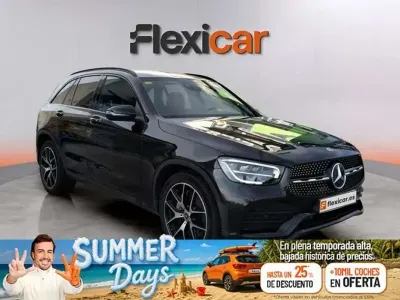 Usado Mercedes GLC220 170 CV (125 kW) 2020 Negro SUV