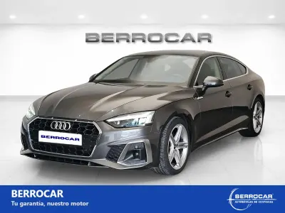 Usado Audi A5 Sportback S-Line 163 CV (119 kW) 2020 Gris Utilitario