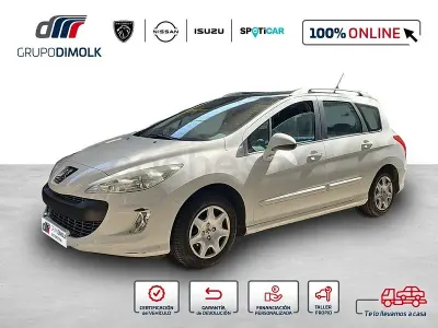 Usado Peugeot 308 SW Active 112 CV (82 kW) 2011 Blanco Familiar