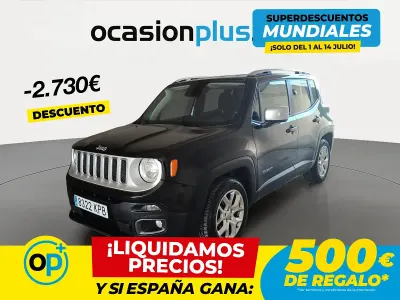 Usado Jeep Renegade Limited 120 CV (88 kW) 2018 Negro SUV