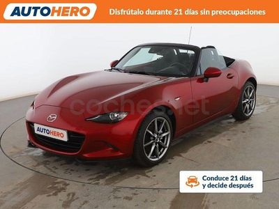 Rojo Usado 2023 Mazda MX5 Exclusive-Line Descapotable | 30.099 € (Precio justo)
