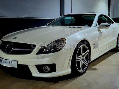 Usado Mercedes SL63 AMG AMG 525 CV (386 kW) 2008 Blanco Descapotable