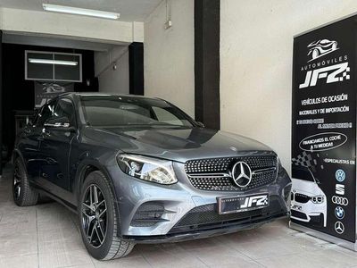 Usado Mercedes GLC220 170 CV (125 kW) 2017 Gris / plata Coupe