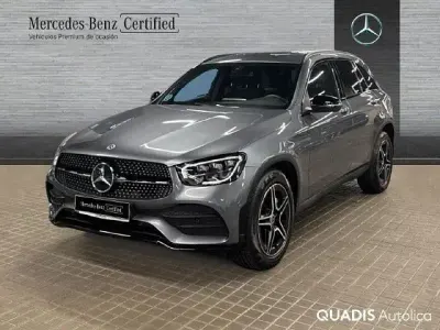 Usado Mercedes GLC200 163 CV (119 kW) 2022 Gris selenita SUV