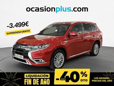 Rojo Usado 2019 Mitsubishi Outlander P-HEV SUV | 20.890 € (Precio justo)