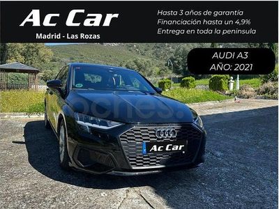 Usado Audi A3 150 CV (110 kW) 2021 Negro Berlina