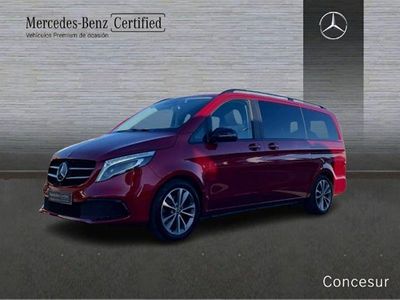 Usado Mercedes V250 Avantgarde 190 CV (139 kW) 2022 Rojo Monovolumen