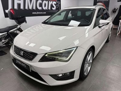 Usado Seat Leon ST FR 150 CV (110 kW) 2014 Blanco Familiar