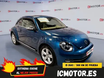 Usado VW Beetle Sportline 150 CV (110 kW) 2016 Azul Utilitario