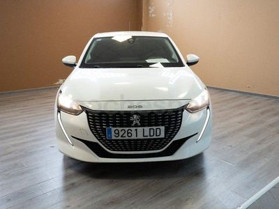 Usado Peugeot 208 Active 99 CV (72 kW) 2019 Blanco Utilitario