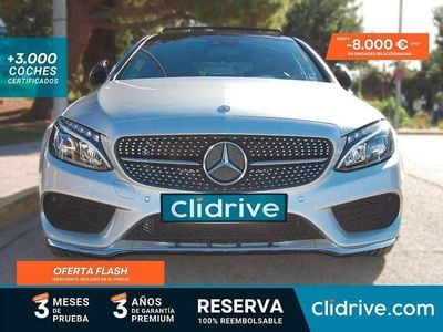 Gris Usado 2017 Mercedes C250 AMG line Coupe | 26.590 € (Buen precio)