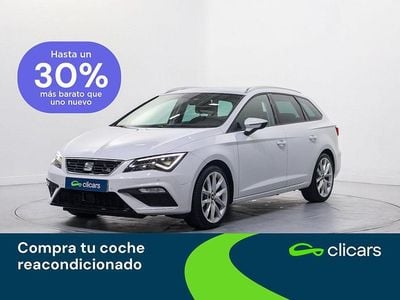 Usado Seat Leon FR 150 CV (110 kW) 2018 Blanco Familiar