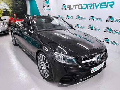 Negro Usado 2020 Mercedes C220 Descapotable | 34.500 € (Precio justo)