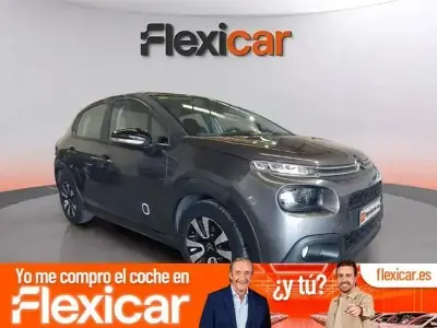 Usado Citroën C3 Feel 99 CV (72 kW) 2018 Gris Utilitario
