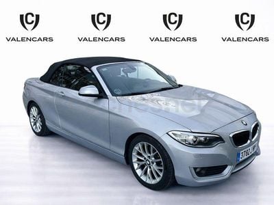 Usado BMW 218 Comfort Edition 150 CV (110 kW) 2017 Gris / plata Descapotable