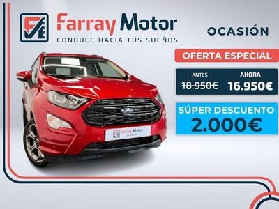 Rojo Usado 2022 Ford Ecosport ST-Line SUV | 16.950 € (Precio justo)