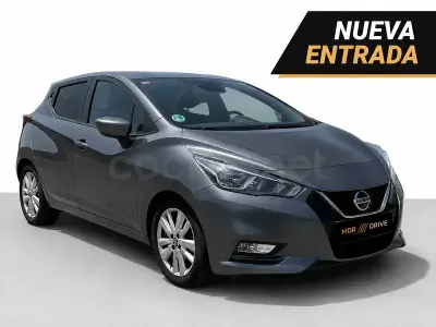 Usado Nissan Micra N-Connecta 100 CV (73 kW) 2019 Gris / plata Utilitario