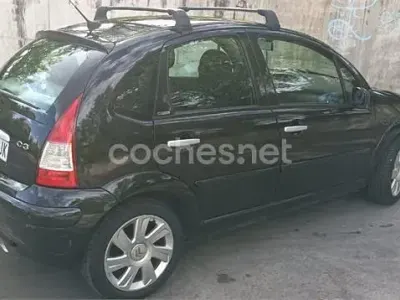 Usado Citroën C3 Exclusive 92 CV (67 kW) 2008 Negro Berlina