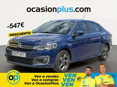 Usado Citroën C-Elysee I PureTech 82 CV (60 kW) 2017 Azul Berlina