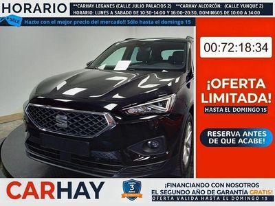 Usado Seat Tarraco Style 151 CV (111 kW) 2021 Negro SUV