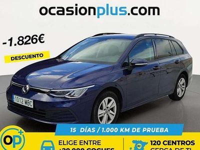 Usado VW Golf VIII Life 116 CV (85 kW) 2022 Azul Familiar