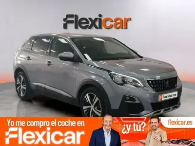 Usado Peugeot 3008 Allure 130 CV (95 kW) 2018 Gris SUV