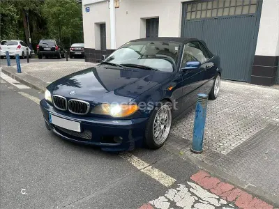 Usado BMW 320 Cabriolet 170 CV (125 kW) 2003 Azul Descapotable