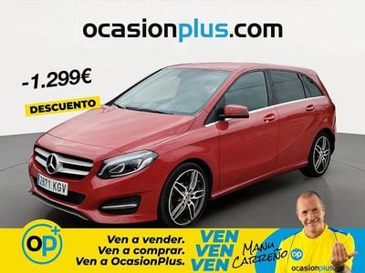 Käytetty Mercedes B200 136 HP (100 kW) 2018 Punainen Tila-auto